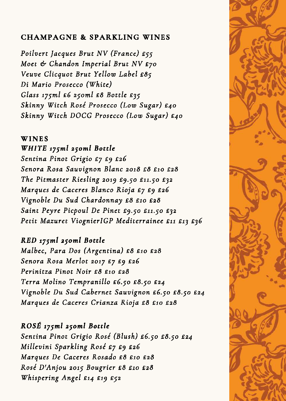 Chit Chaat Drinks Menu Page 2 1 |